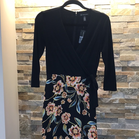 Inc Tie-Side Printed-Skirt Dress - Picture 3 of 8